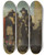 Triptych art skateboard deck of Alexandre Montallier Deux Paysans Et Un Soldat Buvant Prs Dune Fontaine by Alexandre Montallier