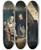 Triptych art skateboard deck of Ernst Christian Moser Die Wohlttige by Ernst Christian Moser (1815-1867)