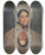 Triptych art skateboard deck of Joseph Hasslwander Zwei Frauenkopfstudien by Joseph Hasslwander (1812-1878)