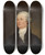 Triptych art skateboard deck of John Trumbull Alexander Hamilton_2 by John Trumbull (1756-1843)