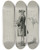 Triptych art skateboard deck of David Bles Oostdam A Character From Jacob Van Lenneps Ferdinand Huyck by David Bles (1821-1899)