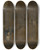 Triptych art skateboard deck of Adolf Hlzel Landschaftsstudie Aus Dachau by Adolf Holzel (1853-1934)