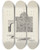 Triptych art skateboard deck of James Jones Mision San Juan Capistrano End Of Chapel Wall by James Jones
