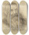 Triptych art skateboard deck of Pierreauguste Renoir Portrait De Claude Monet by Pierre-Auguste Renoir (1841-1919)