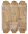 Triptych art skateboard deck of Zygmunt Waliszewski Flowers In Pots by Zygmunt Waliszewski (1897-1936)