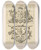 Triptych art skateboard deck of Albert Ilg Allegorien Und Embleme Vol Ii Pl063 by Albert Ilg (1847-1896)