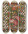 Triptych art skateboard deck of Frances Lichten Patchwork Bedspread Material by Frances Lichten (1889-1961)