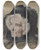 Triptych art skateboard deck of Marcel Baschet Madame Vendrys Grandmre De Lartiste by Marcel Baschet (1862-1941)