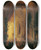 Triptych art skateboard deck of Georg Gillis Van Haanen Prozession In Einer Kathedrale by Georg Gillis Van Haanen (1807-1879)