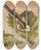 Triptych art skateboard deck of Lopaul Robert Msange A Longue Queue by Leo Paul Robert (1851-1923)