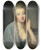 Triptych art skateboard deck of Jeanbaptiste Greuze Portrait Of The Comtesse Du Barry by Jean-Baptiste Greuze (1725-1805)