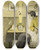 Triptych art skateboard deck of Peter Newell The Rocket Book Pl 17 by Peter Newell (1862-1924)