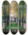 Triptych art skateboard deck of Hugo Birger View From The Windows Of The Frstenberg Gallery by Hugo Birger (1854-1887)