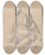 Triptych art skateboard deck of Jzef Simmler Study Of Jacobs Robes For The Painting The Immaculate Conception Of The Blessed Virgin Mary by Jozef Simmler (1823-1868)