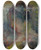Triptych art skateboard deck of Arnold Peter Weiszkubnan Head Of A Woman In Profile by Arnold Peter Weisz-Kubnan (1898-1944)