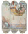 Triptych art skateboard deck of Alfred Hagel Die Lustfahrt by Alfred Hagel (1885-1945)