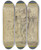Triptych art skateboard deck of Peter Paul Rubens Eva Maria Magdalena Der Heilige Bartholomus Und Ein Weiterer Fr Ein Jngstes Gericht by Peter Paul Rubens (1577-1640)