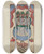 Triptych art skateboard deck of E Boyd Retabla Of The Trinity by E Boyd (20-)