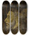 Triptych art skateboard deck of Jaume Mateu Alfons Iv The Magnanimous by Jaume Mateu (1382-1452)