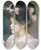 Triptych art skateboard deck of Pierreauguste Renoir Young Girl In A Pinkandblack Hat by Pierre-Auguste Renoir (1841-1919)