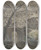Triptych art skateboard deck of Antonie Waterloo A House Near A Bridge by Antonie Waterloo (1609-1690)