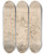 Triptych art skateboard deck of Francesco Albani Goddess Inciting A Warrior by Francesco Albani (1578-1660)