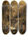 Triptych art skateboard deck of Abraham Hondius The Adoration Of The Shepherds by Abraham Hondius (1625-1695)