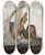 Triptych art skateboard deck of Christian Krohg Setting Sail by Christian Krohg (1852-1925)