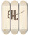 Triptych art skateboard deck of Alfonso Moreno Branding Iron by Alfonso Moreno
