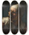 Triptych art skateboard deck of Honor Daumier Head Of Pasquin by Honore Daumier (1808-1879)