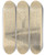 Triptych art skateboard deck of Lon Spilliaert Sites Brabanons 4 by Leon Spilliaert (1881-1946)