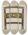 Triptych art skateboard deck of Lawrence Flynn Hitchcock Chair Back_2 by Lawrence Flynn (1900-1973)