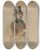 Triptych art skateboard deck of Juliusz Kossak Portrait Of Count Leon Rzewuski by Juliusz Kossak (1824-1899)