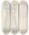 Triptych art skateboard deck of Mary E Humes Wedding Dress_1 by Mary E Humes (20-)
