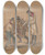 Triptych art skateboard deck of Friedrich Carl Von Scheidlin Oiling The Center Pin by Friedrich Carl Von Scheidlin (1822-1913)