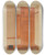 Triptych art skateboard deck of American 20Th Century Shaker Builtin Cupboard by American 20Th Century