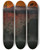 Triptych art skateboard deck of Harald Sohlberg Evening Glow by Harald Sohlberg (1877-1935)