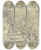 Triptych art skateboard deck of Julius Hamel Gartenstudie Fr Das Portrt Der Frau Binding by Julius Hamel (1834-1907)