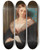 Triptych art skateboard deck of Francesco Canella Lost In Thought by Francesco Canella (19-)