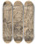 Triptych art skateboard deck of Marius Bauer Kooplieden In Een Bazaar In Constantinopel by Marius Bauer (1867-1932)