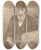 Triptych art skateboard deck of Ferdinand Hart Nibbrig Portret Van Hendrik Valkenburg by Ferdinand Hart Nibbrig (1866-1915)