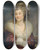 Triptych art skateboard deck of Johann Baptist Von Lampi The Elder Grfin Nicolai Geb Potocka by Johann Baptist Von Lampi The Elder (1751-1830)