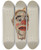 Triptych art skateboard deck of Vera Van Voris Head Of A Clown Marionette by Vera Van Voris