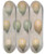 Triptych art skateboard deck of Henrik Gronvold Eggs Of British Diving Ducks by Henrik Gronvold (1858-1940)