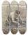 Triptych art skateboard deck of Jan Veth Boer Op Zijn Knien_1 by Jan Veth (1864-1925)