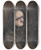 Triptych art skateboard deck of Hercules Brabazon Brabazon Amouk After Goya by Hercules Brabazon Brabazon (1821-1906)