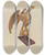 Triptych art skateboard deck of Jane Iverson Eagle_2 by Jane Iverson