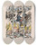 Triptych art skateboard deck of Lovis Corinth Der Knig Bei Leuthen by Lovis Corinth (1858-1925)