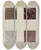 Triptych art skateboard deck of Katherine Hastings Materials From Quilt_1 by Katherine Hastings
