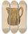 Triptych art skateboard deck of Giacinto Capelli Pitcher_4 by Giacinto Capelli (20-)